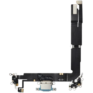 Charging Port Flex Cable For iPhone 16 Plus (Premium) (Teal)