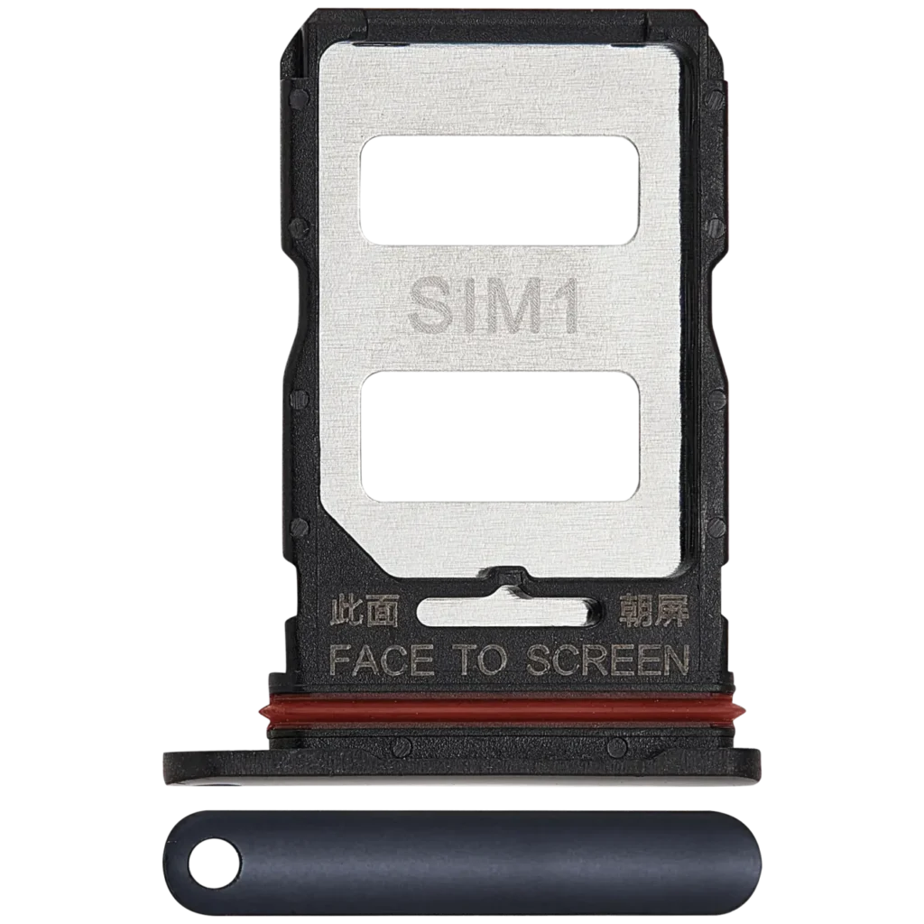 Sim Card Tray For Xiaomi 12T Pro (Black)