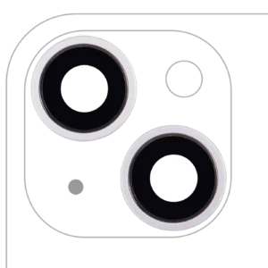 Back Camera Lens With Bracket & Bezel For iPhone 14 / 14 Plus (2 Piece Set) (Aftermarket Plus) (Purple)