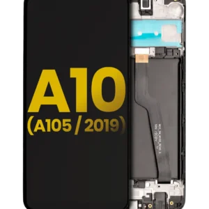 LCD Assembly With Frame For Samsung Galaxy A10 (A105 / 2019) (Single Sim) (North American Version) (Refurbished) (Black)