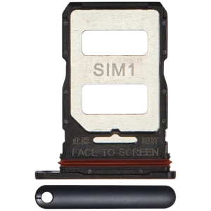 Sim Card Tray For Xiaomi 12T / 12T Pro (Black)