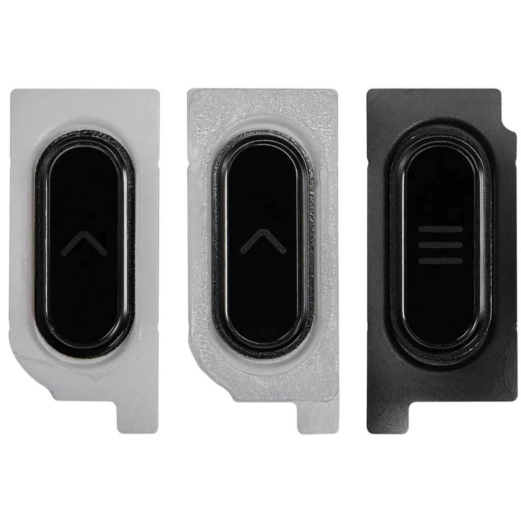 Home Button For Samsung Galaxy Tab Active Pro 10.1" (T545 / T540 / T547) (2019) (Black) (3 Piece Set)