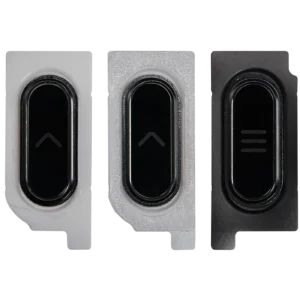 Home Button For Samsung Galaxy Tab Active Pro 10.1" (T545 / T540 / T547) (2019) (Black) (3 Piece Set)