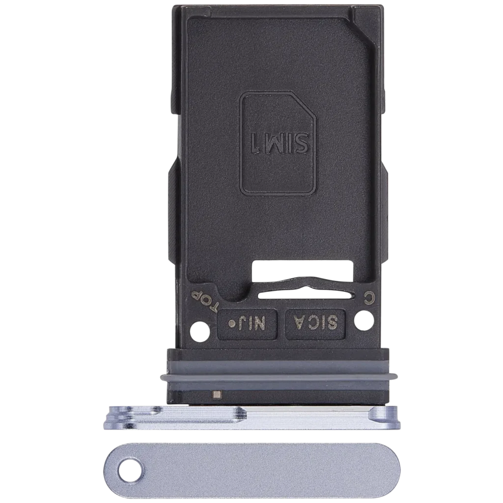 Single Sim Card Tray For Samsung Galaxy S25 / S25 Plus (Premium) (Iceblue)