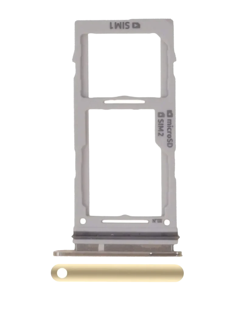 Dual Sim Card Tray For Samsung Galaxy S10 / S10 Plus / S10E (Canary Yellow)