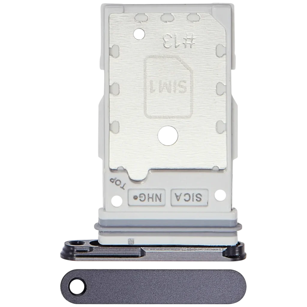 Dual Sim Card Tray For Samsung Galaxy S25 / S25 Plus (Premium) ((Blue Black)