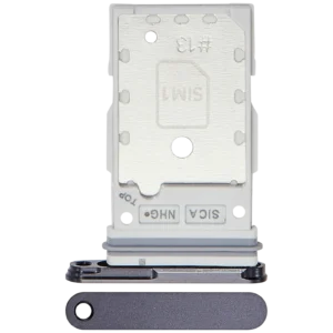 Dual Sim Card Tray For Samsung Galaxy S25 / S25 Plus (Premium) ((Blue Black)