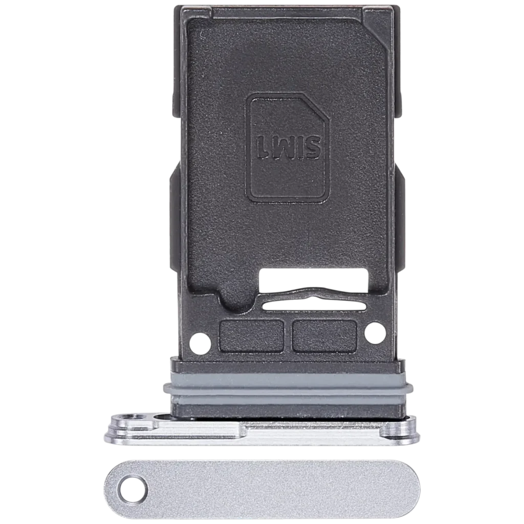 Single Sim Card Tray For Samsung Galaxy S25 / S25 Plus (Premium) (White)