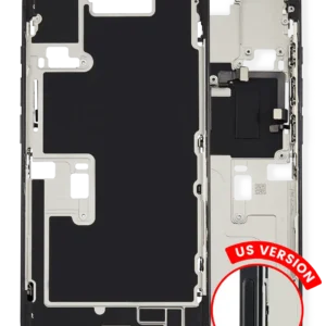 Mid-Frame Housing W/ Small Parts For iPhone 16 Pro (US Version) (Used OEM Pull: Grade A) (Black Titanium)