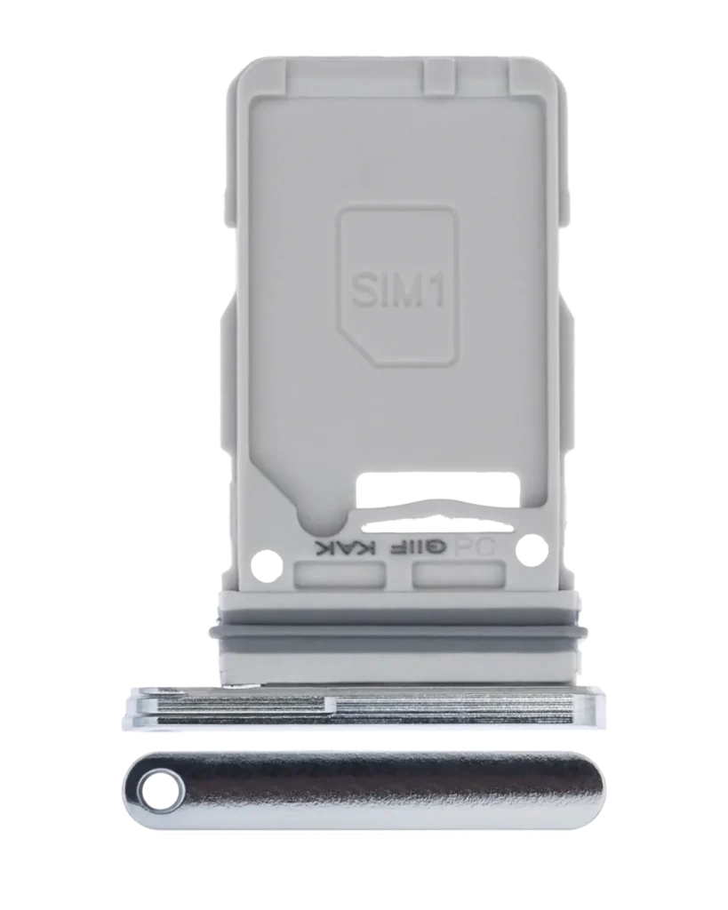 Single Sim Card Tray For Samsung Galaxy S21 Ultra (Phantom Silver)