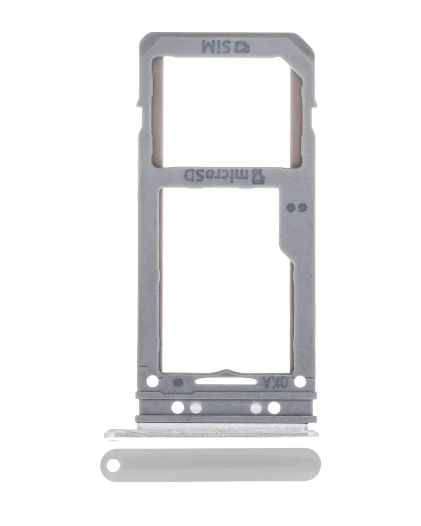 Single Sim Card Tray For Samsung Galaxy S8 / S8 Plus (Arctic Silver)