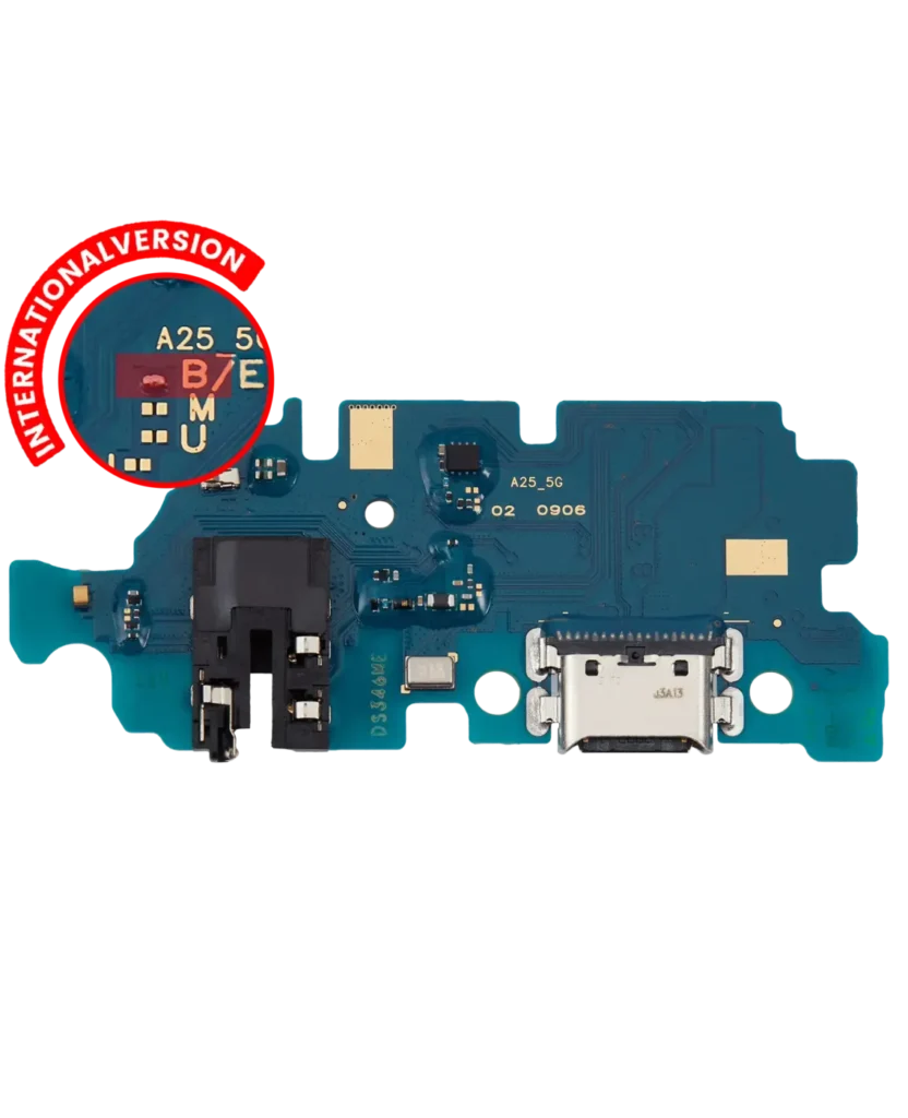 Charging Port Board With Headphone Jack For Samsung Galaxy A25 (A256 / 2023) (International Version) (Premium)