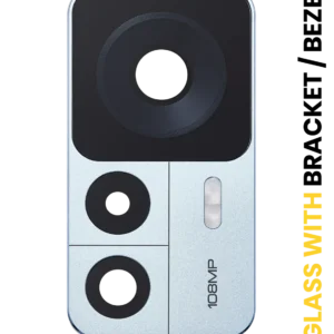 Back Camera Lens With Bracket / Bezel Fo Xiaomi 12T (2 Piece Set) (Blue)