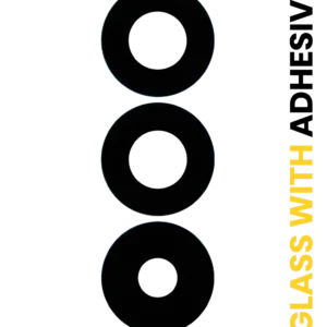 Back Camera Lens (Glass Only) With Adhesive For Samsung Galaxy A25 5G (A256 / 2023) (3 Piece Set)