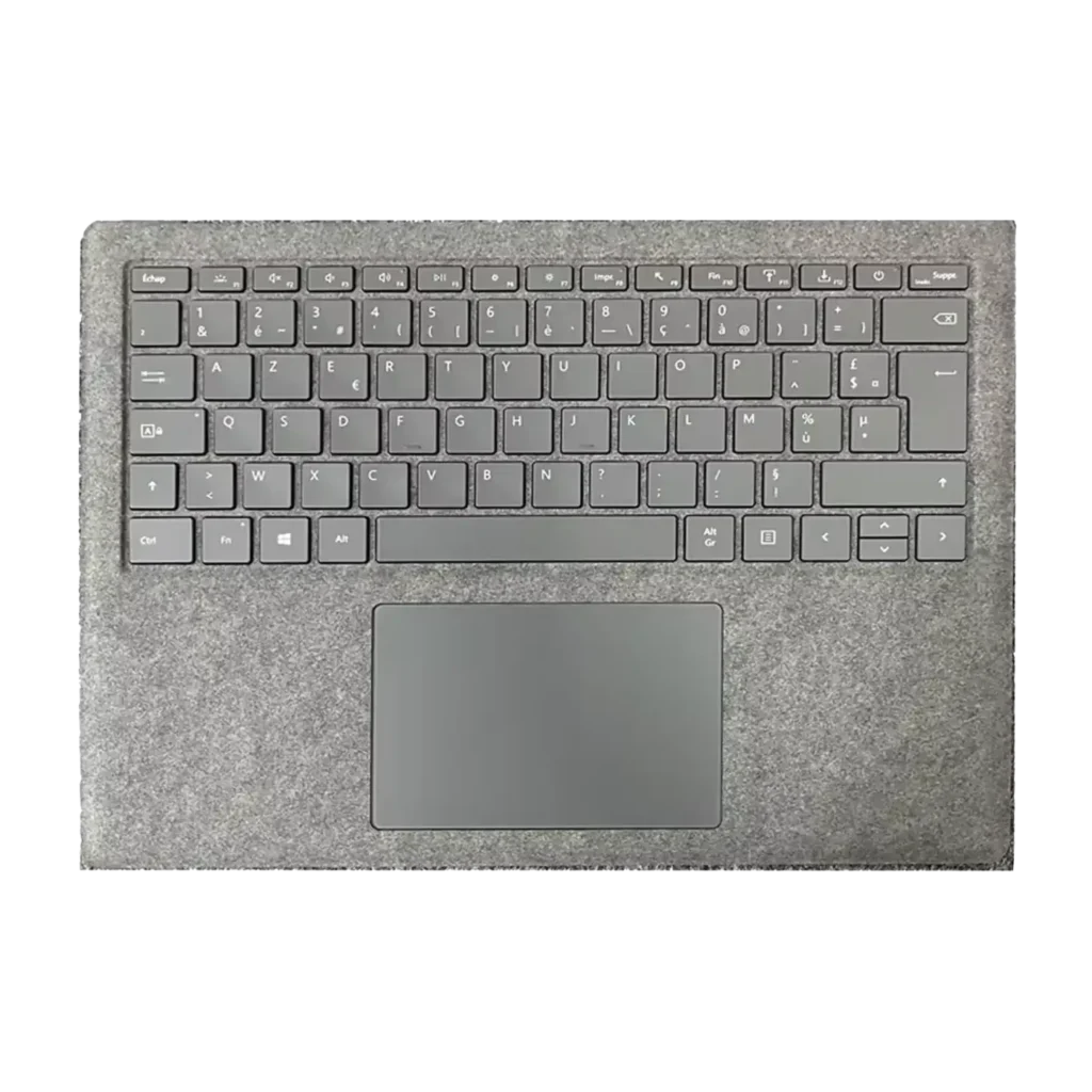 Top Case with Keyboard (ISO French) For Microsoft Surface Laptop 3 13.5" (1867 / 1868) (Gray)