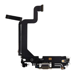 Charging Port Flex Cable For iPhone 14 Pro Max (Used OEM Pull) (Gold)