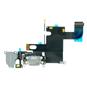 Charging Port Flex Cable For iPhone 6 (Aftermarket) (Silver)