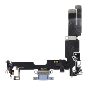 Charging Port Flex Cable For iPhone 14 Plus (Premium) (Blue)