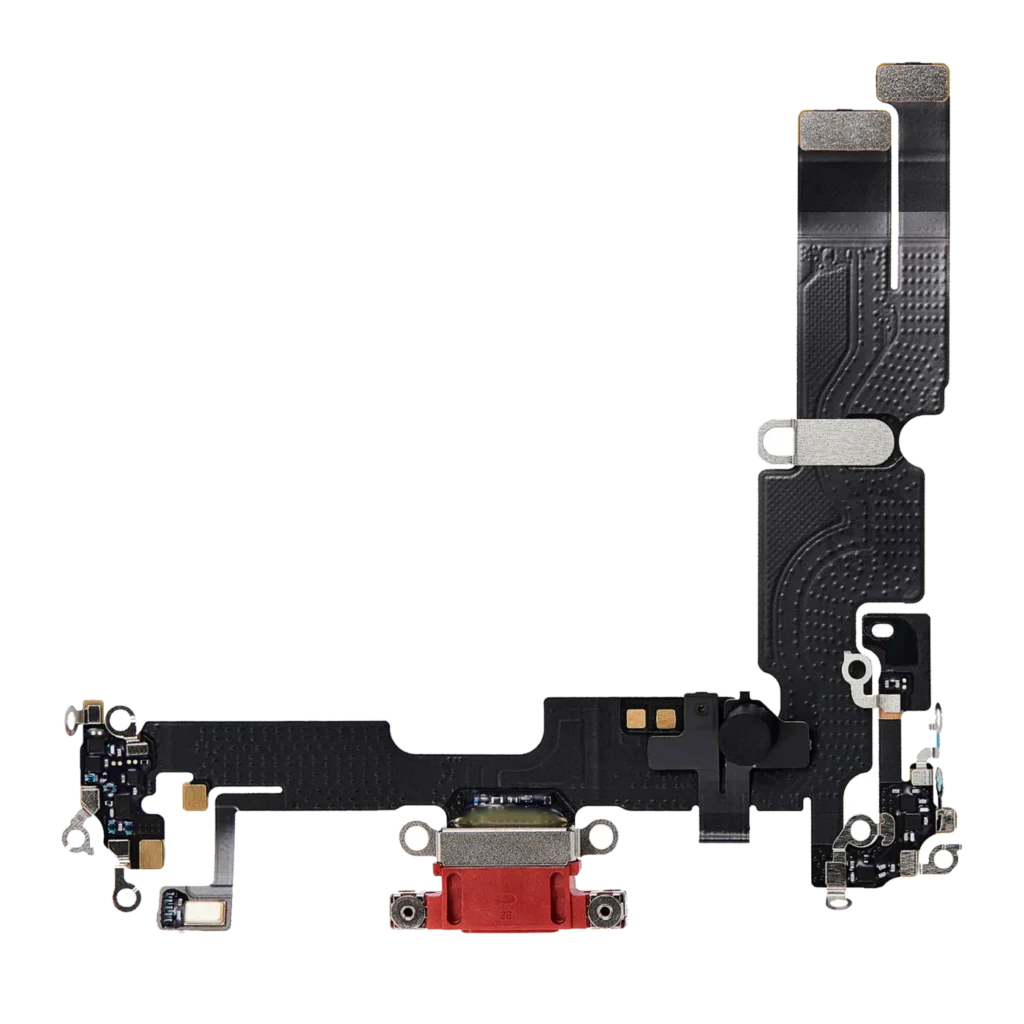 Charging Port Flex Cable For iPhone 14 Plus (Premium) (Red)