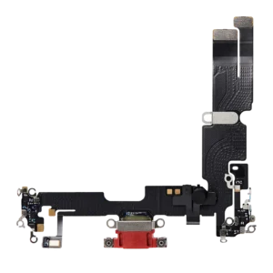 Charging Port Flex Cable For iPhone 14 Plus (Premium) (Red)