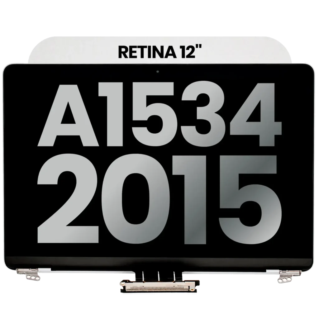 Complete LCD Display Assembly For MacBook 12" A1534 (2015) (Used OEM Pull: Grade A) (Silver)