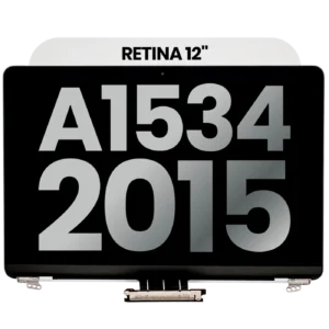 Complete LCD Display Assembly For MacBook 12" A1534 (2015) (Used OEM Pull: Grade A) (Silver)