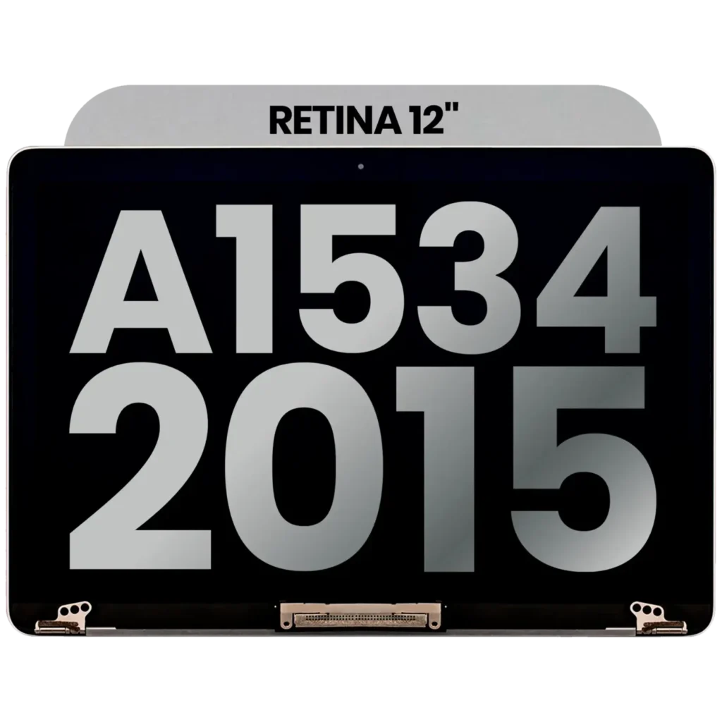 Complete LCD Display Assembly For MacBook 12" A1534 (2015) (Used OEM Pull: Grade A) (Space Gray)