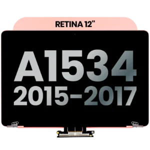 Complete LCD Display Assembly For MacBook 12" A1534 (2015-2017) (Used OEM Pull: Grade B) (Rose Gold)