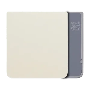 Bottom Back Cover Glass For Samsung Galaxy Z Flip 3 5G (Service Pack) (Cream)