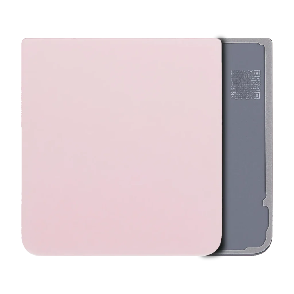 Bottom Back Cover Glass For Samsung Galaxy Z Flip 3 5G (Service Pack) (Pink)
