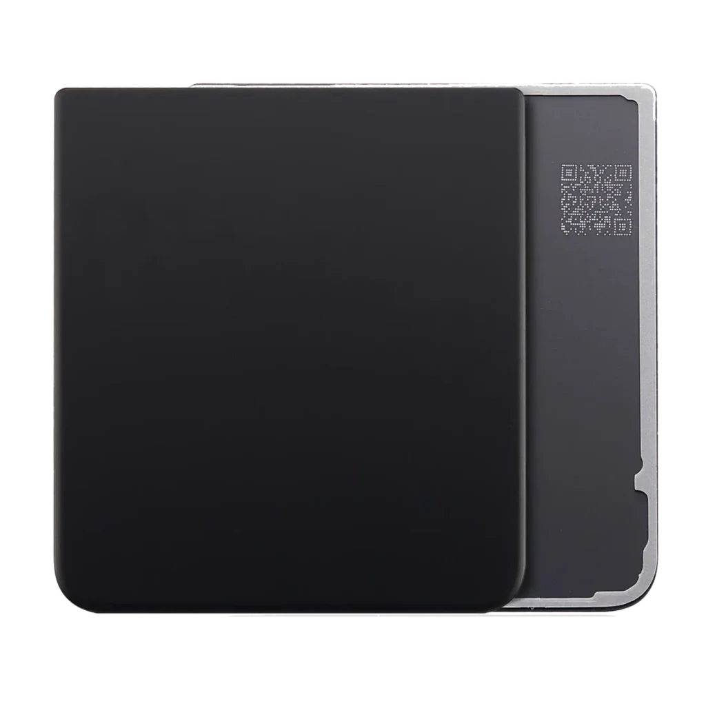 Bottom Back Cover Glass For Samsung Galaxy Z Flip 3 5G (Service Pack) (Phantom Black)