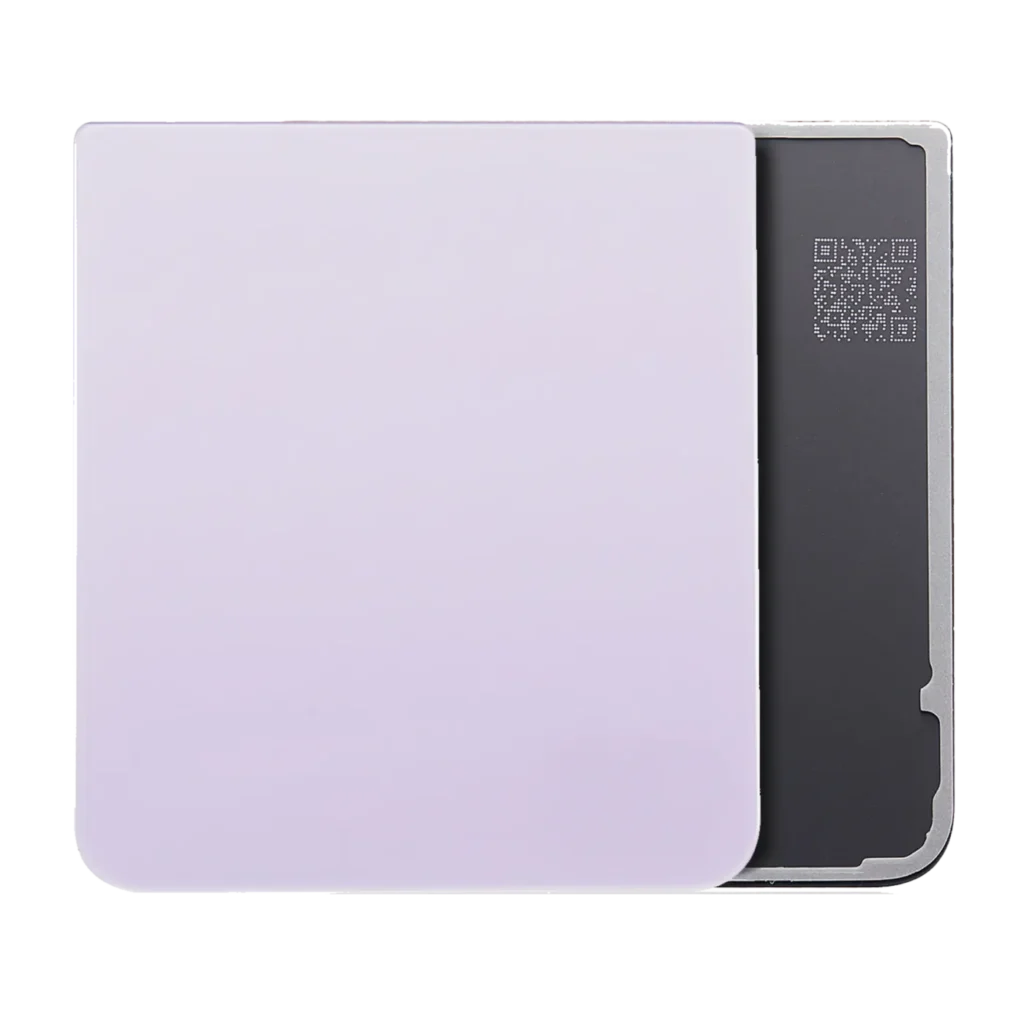 Bottom Back Cover Glass For Samsung Galaxy Z Flip 3 5G (Service Pack) (Lavender)