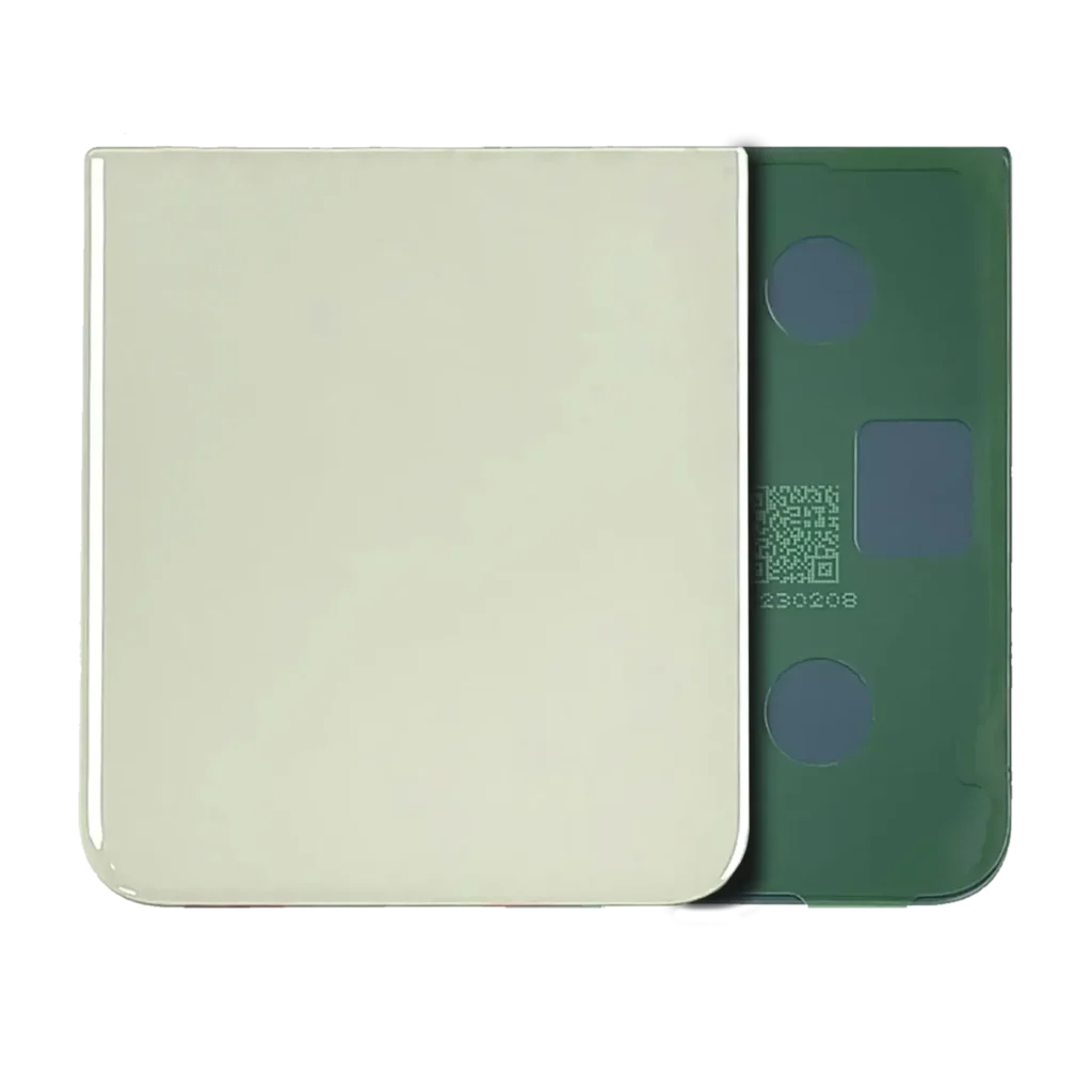 Bottom Back Cover Glass For Samsung Galaxy Z Flip 5 (Service Pack) (Yellow)