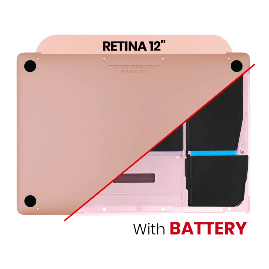 Bottom Case with Battery (A1705) For MacBook 12" A1534 (2016-2017) (Rose Gold)