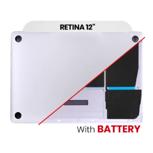 Bottom Case with Battery (A1527) For MacBook 12" A1534 (2015) (Silver)