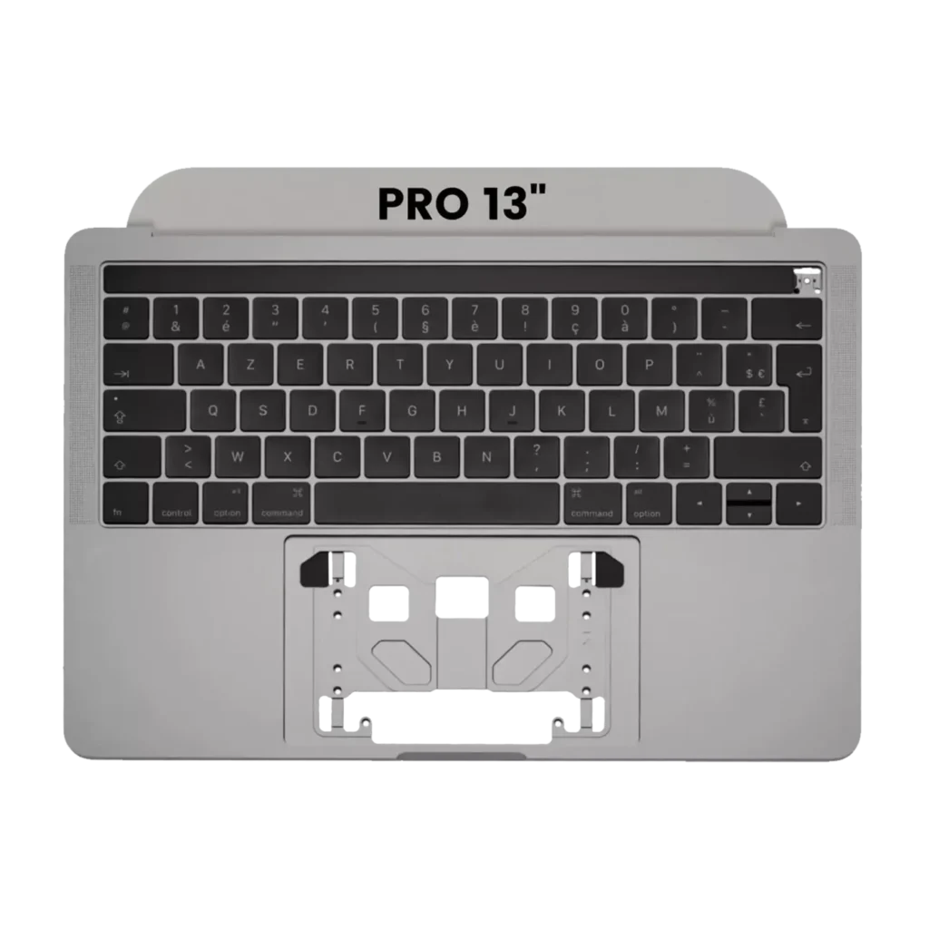 Top Case with Keyboard (ISO UK) and Trackpad For MacBook Pro 13" A1706 (2016-2017) (Used OEM Pull: Grade A) (Space Gray)