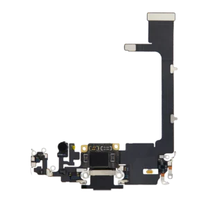 Charging Port Flex Cable With Board For iPhone 11 Pro (Used OEM Pull) (Space Gray)