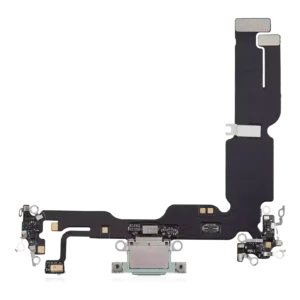 Charging Port Flex Cable For iPhone 15 Plus (Aftermarket Plus) (Green)