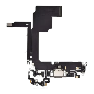 Charging Port Flex Cable For iPhone 15 Pro (Aftermarket Plus) (Natural Titanium)