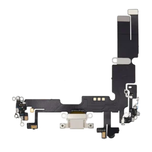 Charging Port Flex Cable For iPhone 14 Plus (Aftermarket Plus) (Starlight)