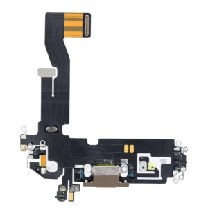 Charging Port Flex Cable For iPhone 12 Pro (Used OEM Pull) (Gold)