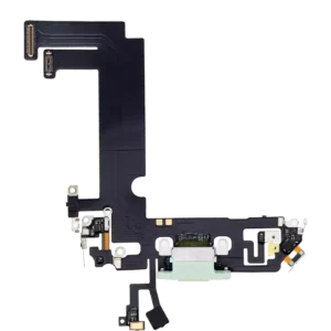 Charging Port Flex Cable For iPhone 12 Mini (Used OEM Pull) (Green)