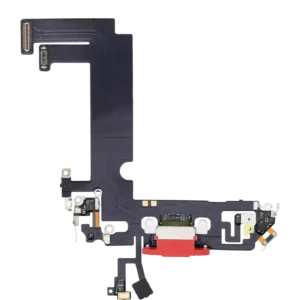 Charging Port Flex Cable For iPhone 12 Mini (Used OEM Pull) (Red)