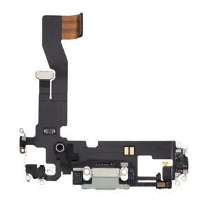 Charging Port Flex Cable For iPhone 12 (Used OEM Pull) (Green)