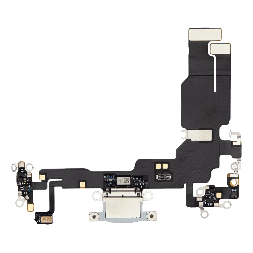 Charging Port Flex Cable For iPhone 15 (Premium) (Blue)