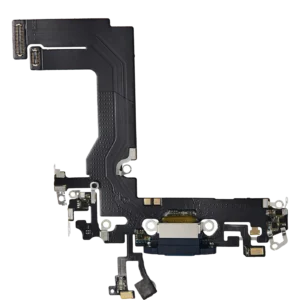 Charging Port Flex Cable For iPhone 13 Mini (Aftermarket Plus) (Blue)