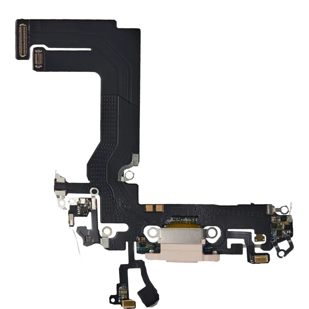 Charging Port Flex Cable For iPhone 13 Mini (Aftermarket Plus) (Pink)