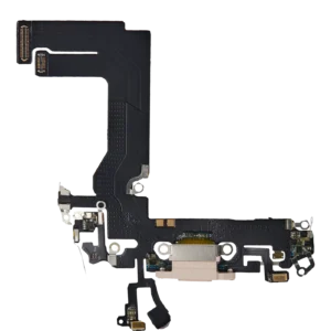 Charging Port Flex Cable For iPhone 13 Mini (Aftermarket Plus) (Pink)
