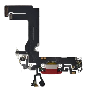 Charging Port Flex Cable For iPhone 13 Mini (Aftermarket Plus) (Red)