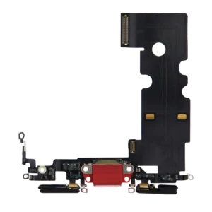 Charging Port Flex Cable For iPhone SE (2020) (Used OEM Pull) (Red)